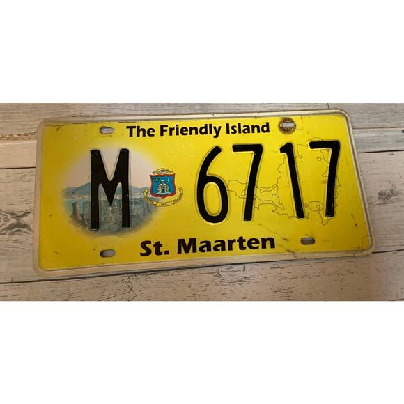 St. Maarten The Friendly Island License Car Plate auto Island decoration - Picture 1 of 4